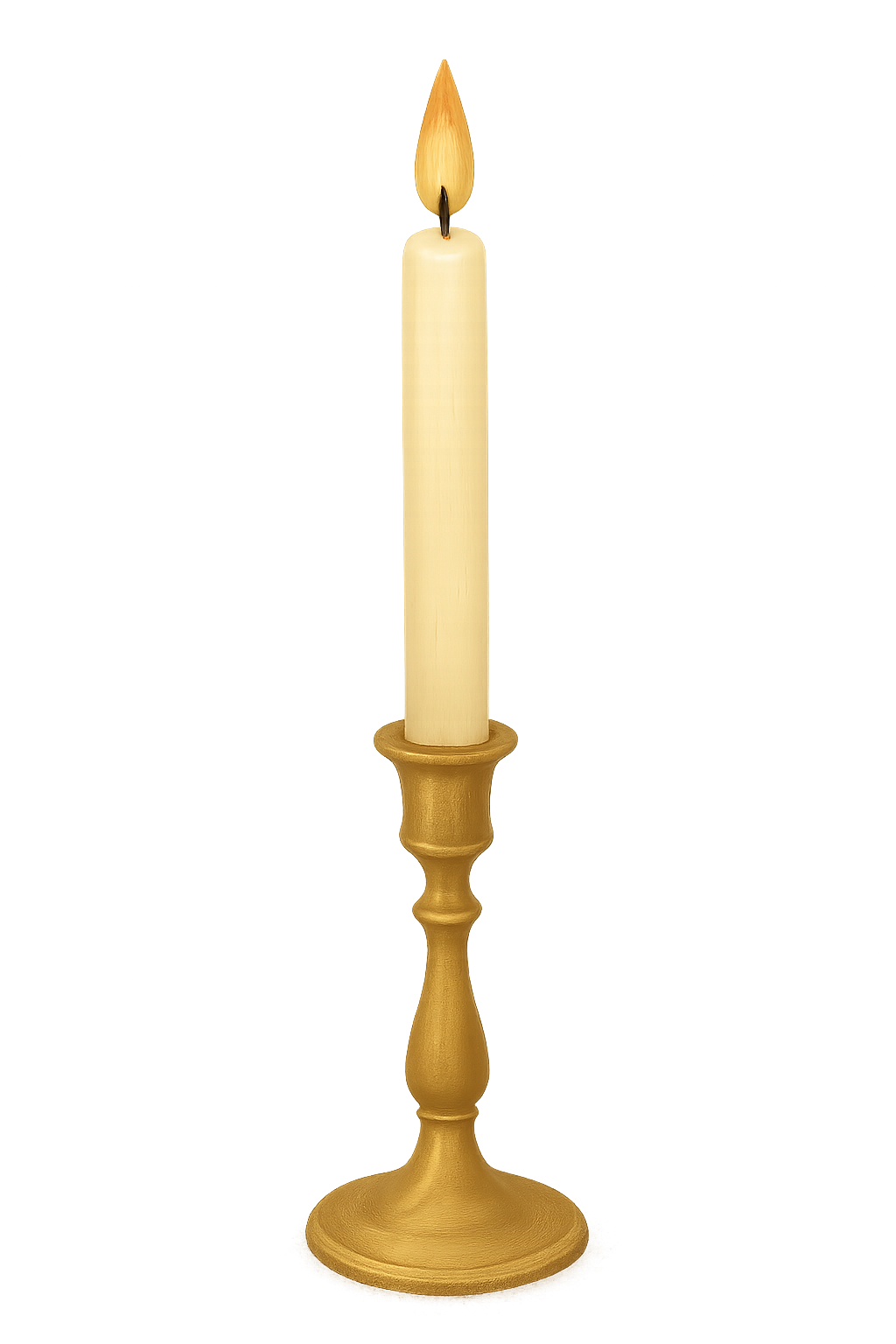 Brass candlestick